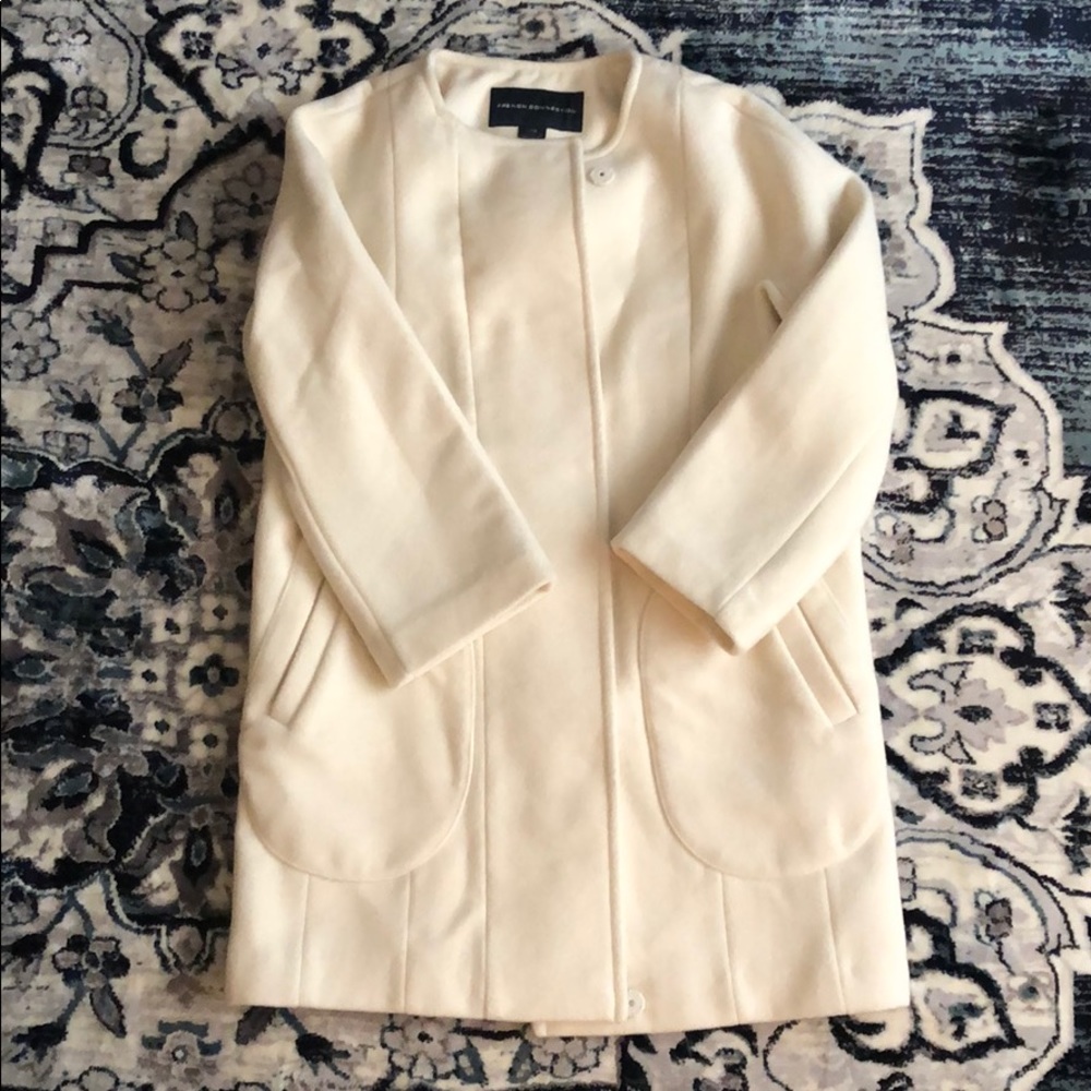 Oversized wool coat by French Connection XS